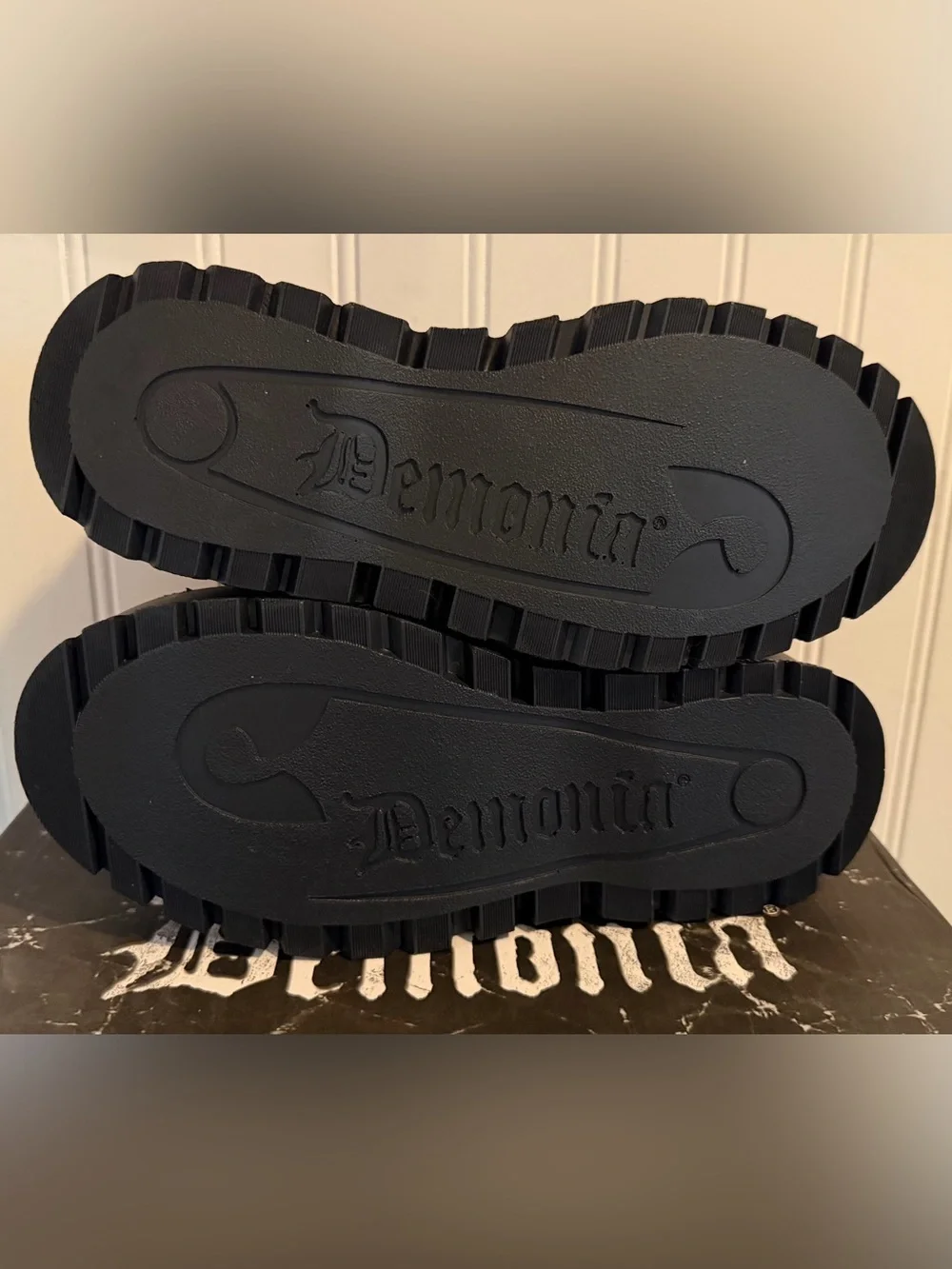 Demonia heart studded